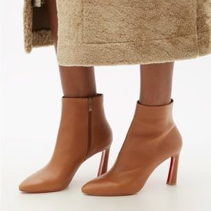 Louboutin brown so Elenor 85mm ankle boots 7